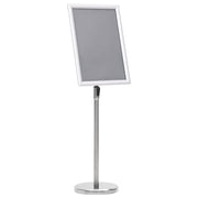 Posterstandaard A3 aluminium zilver verstelbaar