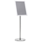 Posterstandaard A4 aluminium zilver