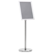 Posterstandaard A4 aluminium zilver