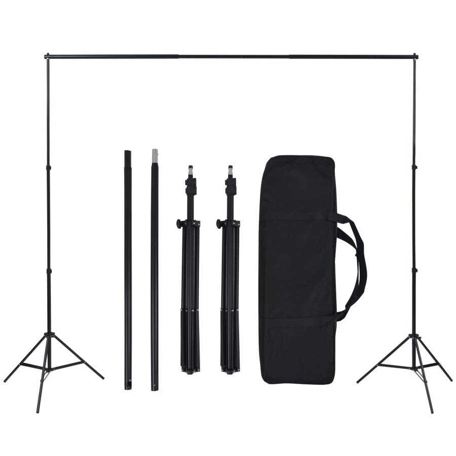 Fotostudioset Met Achtergrond En Verlichtingsset