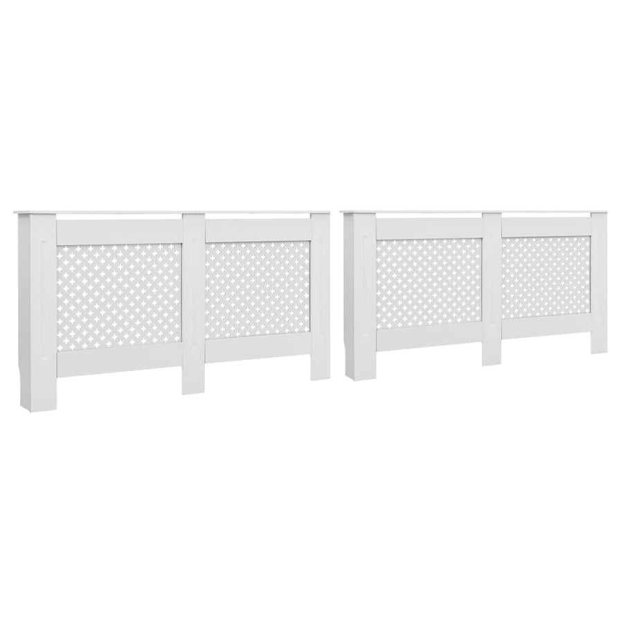 Radiatorombouwen 15X19X81,5 Cm Mdf 2 152 x 19 x 81.5 cm Wit