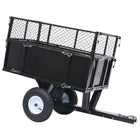 Kiepwagen zitmaaier 150 kg staal zwart