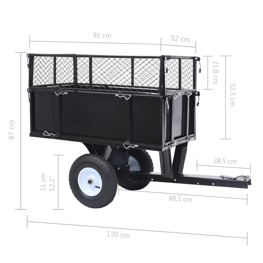 Kiepwagen Voor Zitmaaiers 150 Kg
