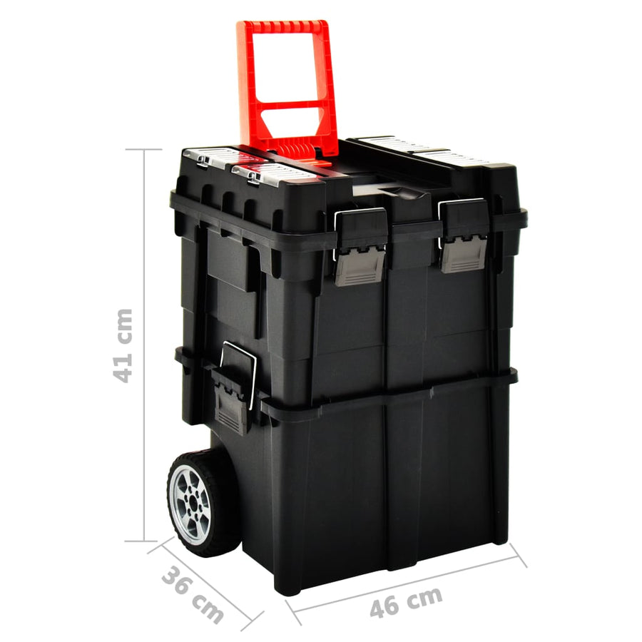 Gereedschapstrolley met handvat 46x36x41 cm