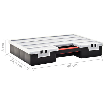 Assortimentsdozen 2 St Met Verdelers 460X325X80 Mm Kunststof