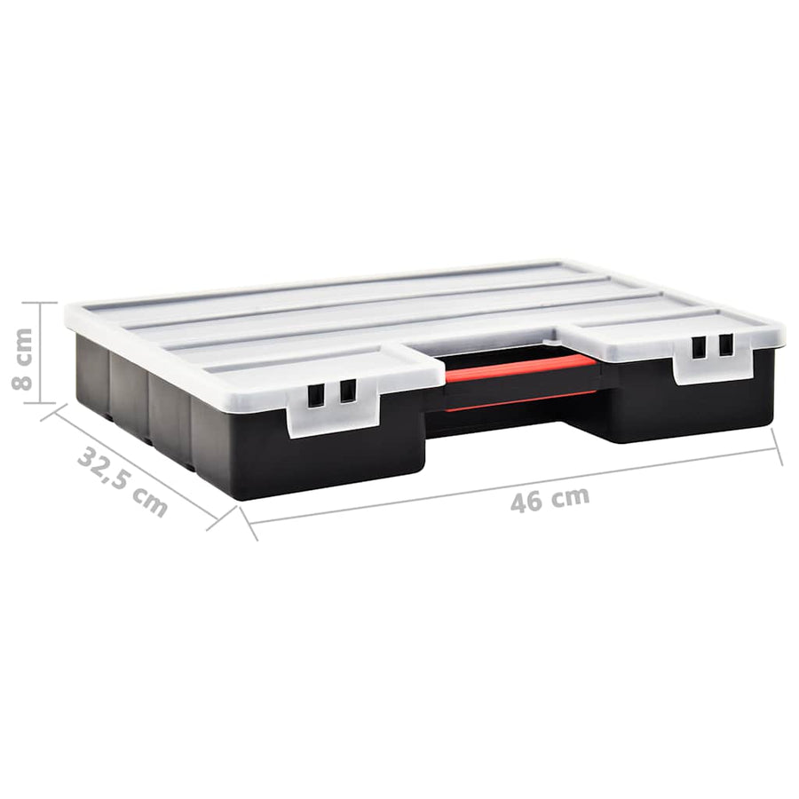 Assortimentsdozen 2 St Met Verdelers 460X325X80 Mm Kunststof