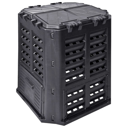 Compostbak 360 L 68,9X68,9X83,9 Cm Zwart