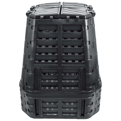 Compostbak 740 L 93,3x93,3x113 cm zwart
