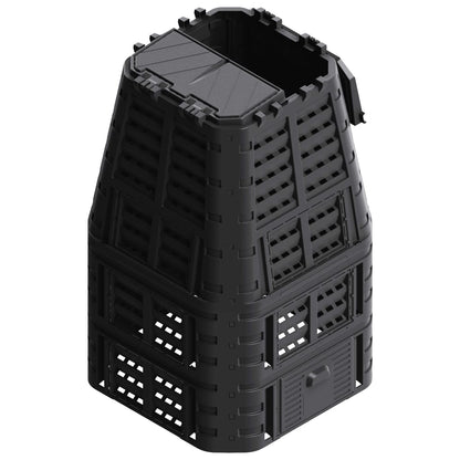 Compostbak 000 L 93,3X93,3X46 Cm Zwart 1 1000 l