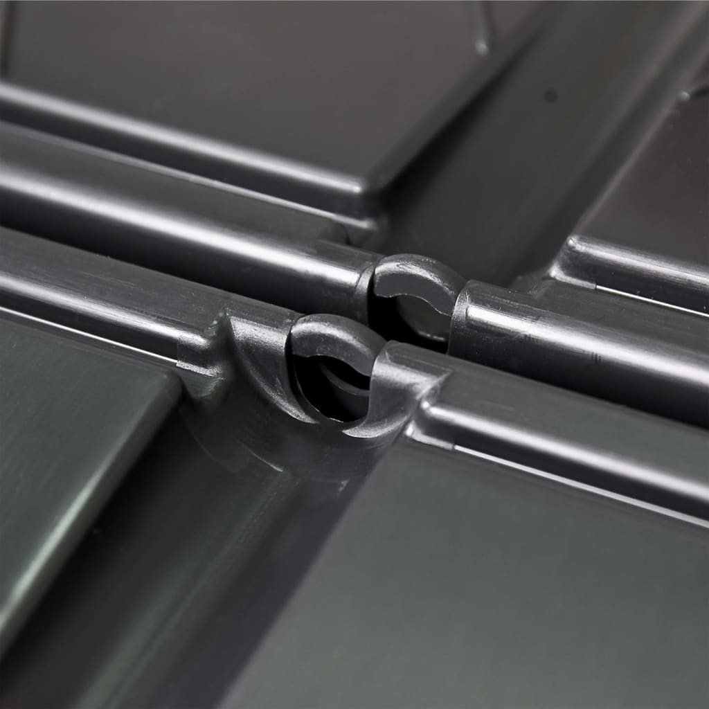 Compostbak 000 L 93,3X93,3X46 Cm Zwart 1 1000 l