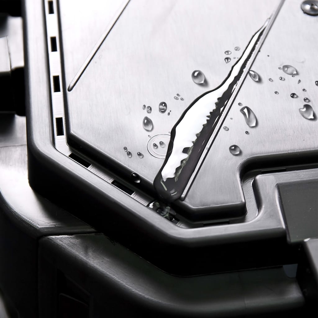 Compostbak 000 L 93,3X93,3X46 Cm Zwart 1 1000 l