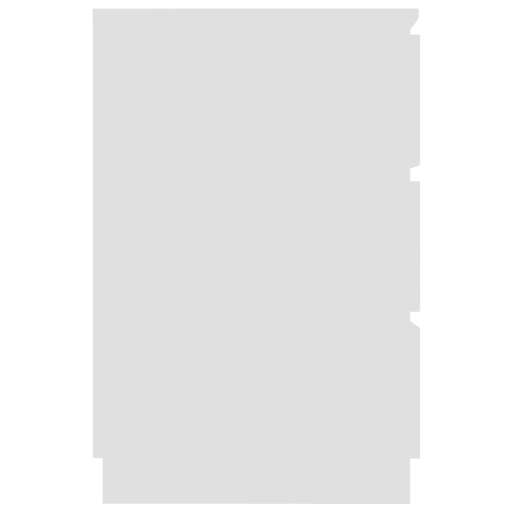 Schrijftafel 140x50x77 cm bewerkt hout wit Wit