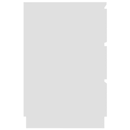 Schrijftafel 140x50x77 cm bewerkt hout wit Wit