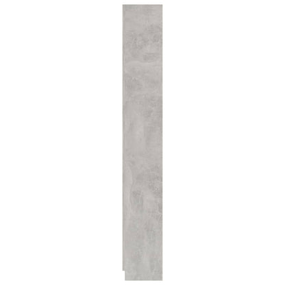 Boekenkast Met 5 Schappen Bewerkt Hout 60 x 24 x 175 cm Betongrijs