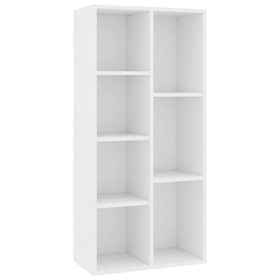 Boekenkast 50X25X06 Cm Bewerkt Hout Wit