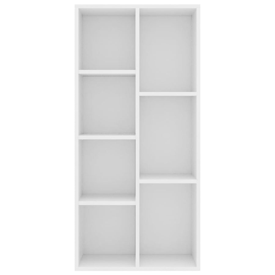 Boekenkast 50X25X06 Cm Bewerkt Hout Wit