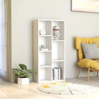 Bookshelf 50x25x106 cm engineered wood white