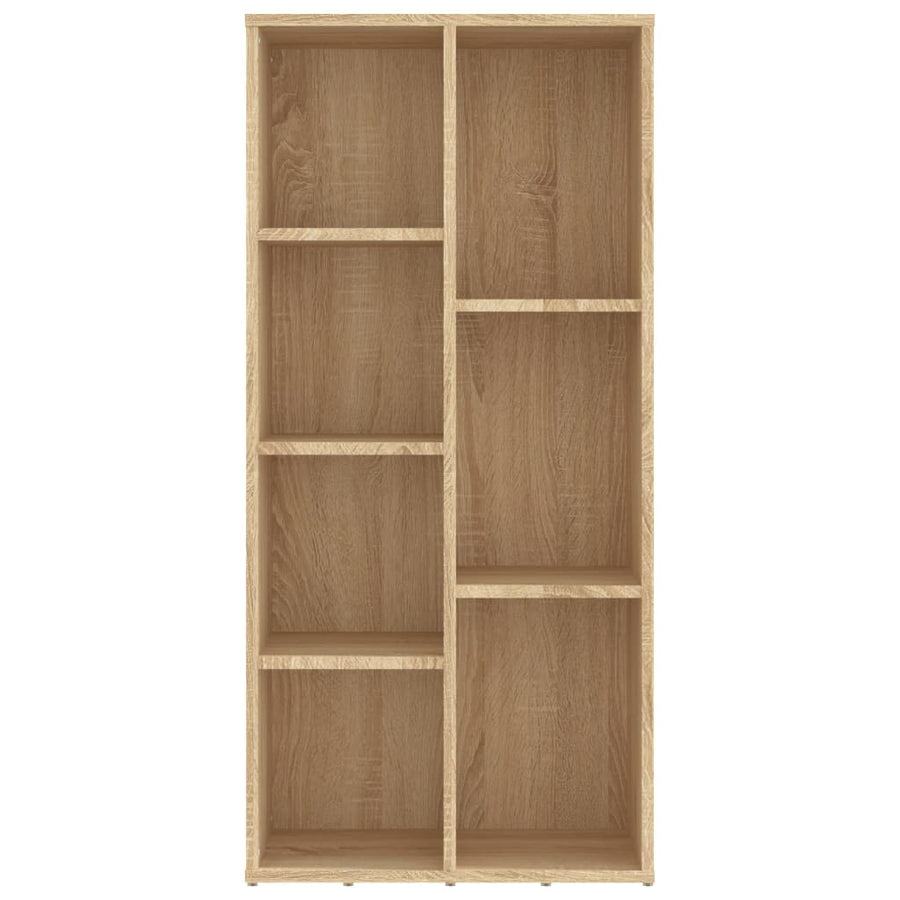 Boekenkast 50X25X06 Cm Bewerkt Hout Kleurig Sonoma eiken