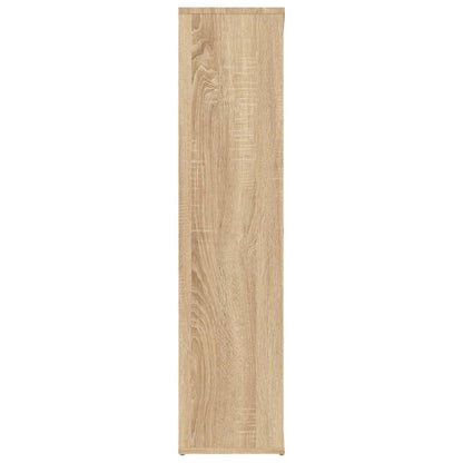Boekenkast 50X25X06 Cm Bewerkt Hout Kleurig Sonoma eiken