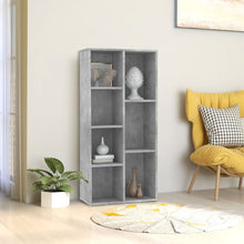 Boekenkast 50X25X06 Cm Spaanplaat Betongrijs