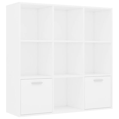 Boekenkast 98X30X98 Cm Spaanplaat Wit