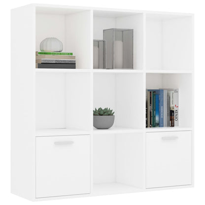 Boekenkast 98X30X98 Cm Spaanplaat Wit