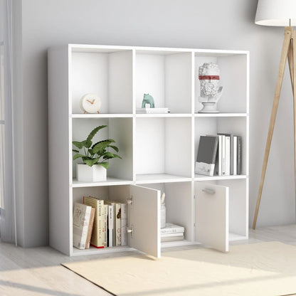 Boekenkast 98X30X98 Cm Spaanplaat Wit