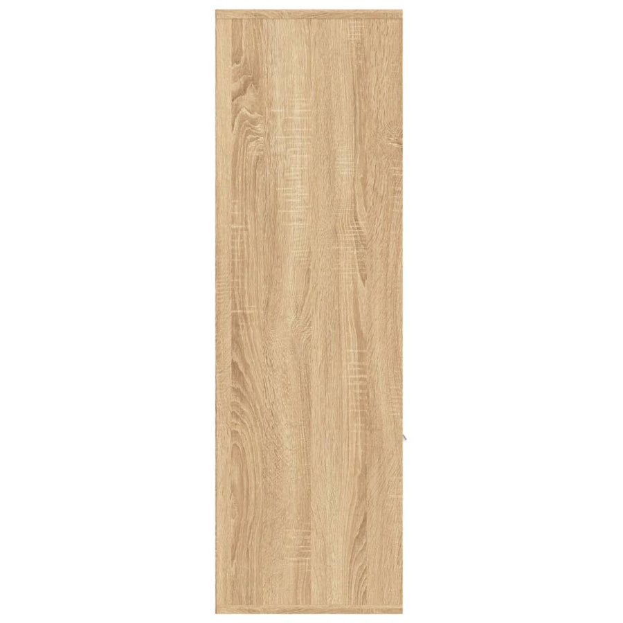 Boekenkast 98X30X98 Cm Spaanplaat Kleurig Sonoma eiken