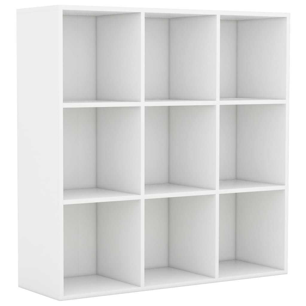 Boekenkast 98X29X97,5 Cm Bewerkt Hout Wit