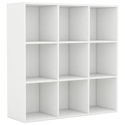 Boekenkast 98X29X97,5 Cm Bewerkt Hout Wit