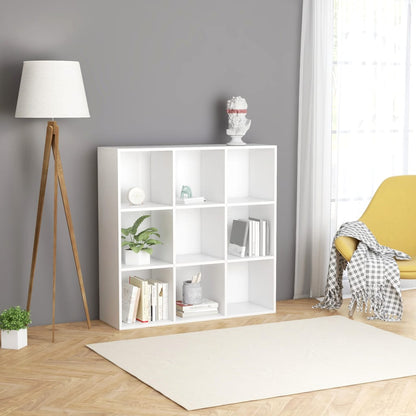 Boekenkast 98X29X97,5 Cm Bewerkt Hout Wit