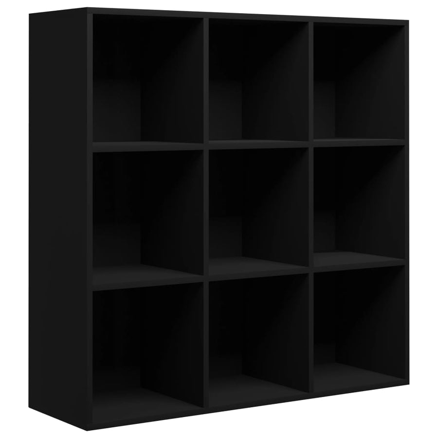 Boekenkast 98x29x97,5 cm bewerkt hout zwart