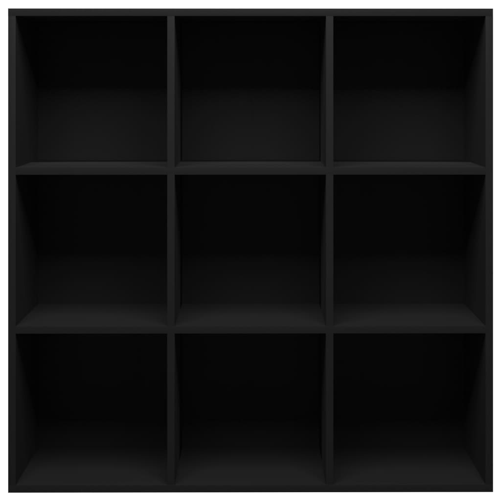 Boekenkast 98x29x97,5 cm bewerkt hout zwart