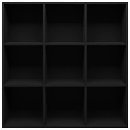 Boekenkast 98x29x97,5 cm bewerkt hout zwart