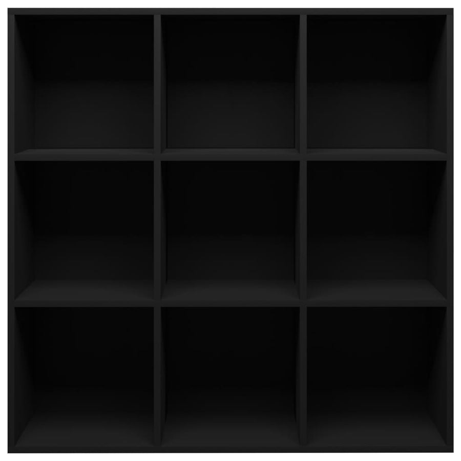 Boekenkast 98x29x97,5 cm bewerkt hout zwart