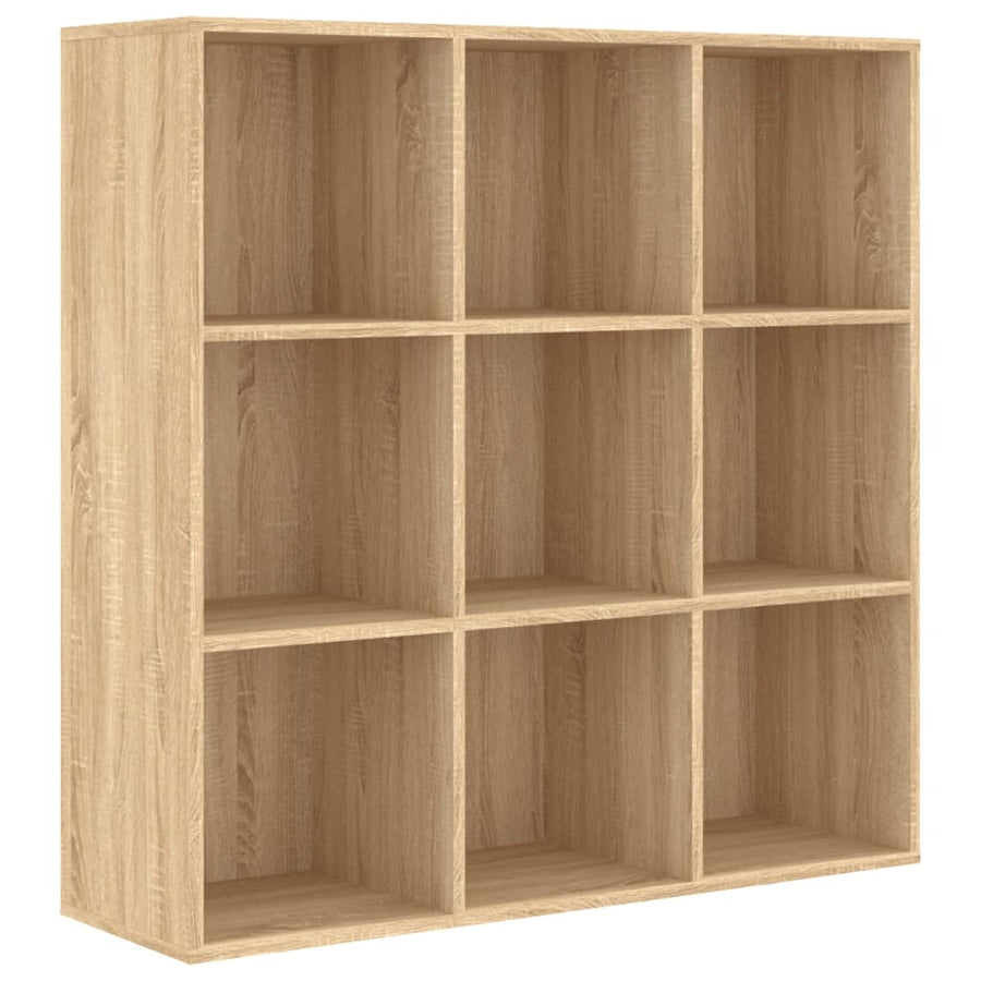 Boekenkast 98X29X97,5 Cm Bewerkt Hout Kleurig Sonoma eiken