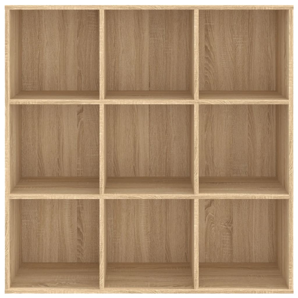 Boekenkast 98X29X97,5 Cm Bewerkt Hout Kleurig Sonoma eiken