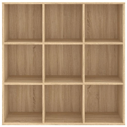 Boekenkast 98X29X97,5 Cm Bewerkt Hout Kleurig Sonoma eiken