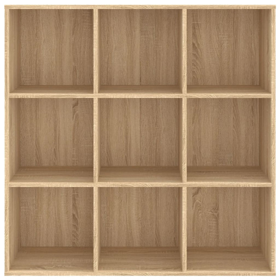 Boekenkast 98X29X97,5 Cm Bewerkt Hout Kleurig Sonoma eiken