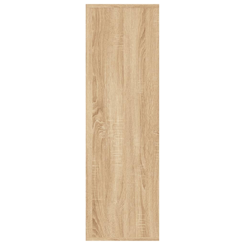 Boekenkast 98X29X97,5 Cm Bewerkt Hout Kleurig Sonoma eiken