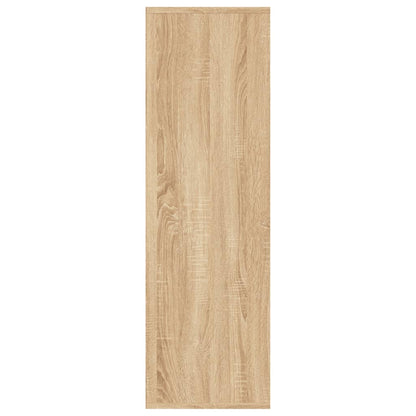Boekenkast 98X29X97,5 Cm Bewerkt Hout Kleurig Sonoma eiken