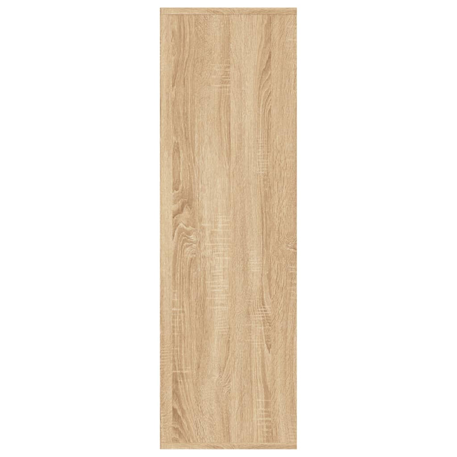 Boekenkast 98X29X97,5 Cm Bewerkt Hout Kleurig Sonoma eiken
