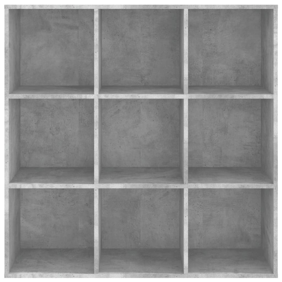 Boekenkast 98X29X97,5 Cm Bewerkt Hout Betongrijs