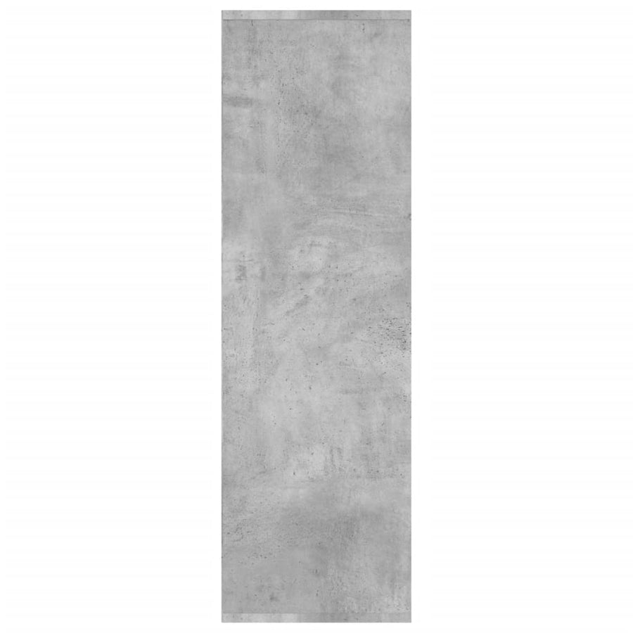 Boekenkast 98X29X97,5 Cm Bewerkt Hout Betongrijs