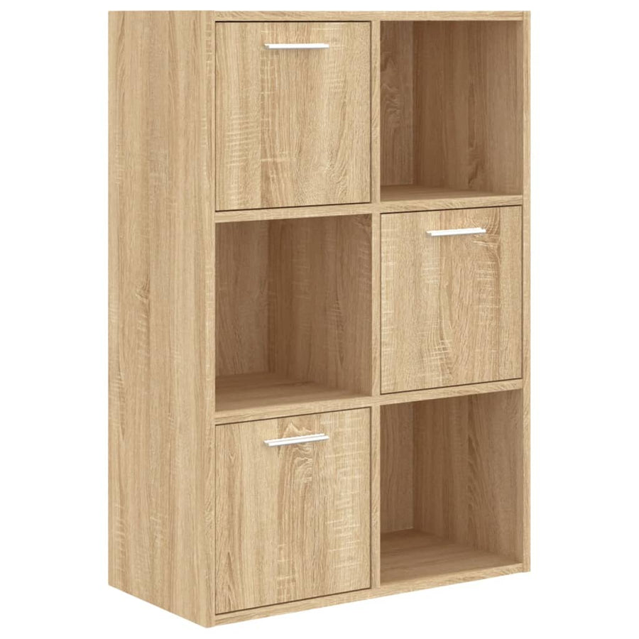 Opbergkast 60x29,5x90 cm bewerkt hout sonoma eikenkleurig Sonoma eiken