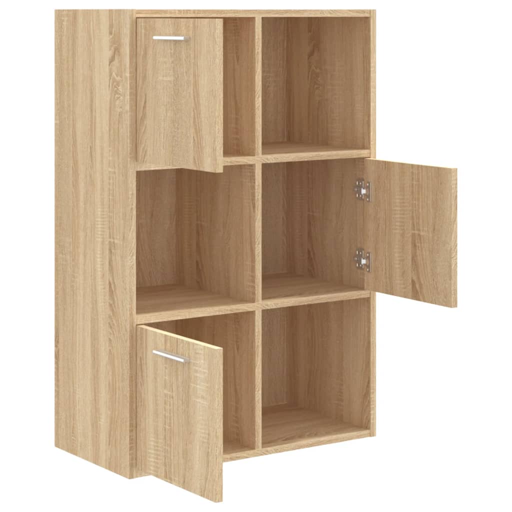 Opbergkast 60x29,5x90 cm bewerkt hout sonoma eikenkleurig Sonoma eiken