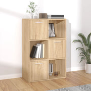 Opbergkast 60x29,5x90 cm bewerkt hout sonoma eiken