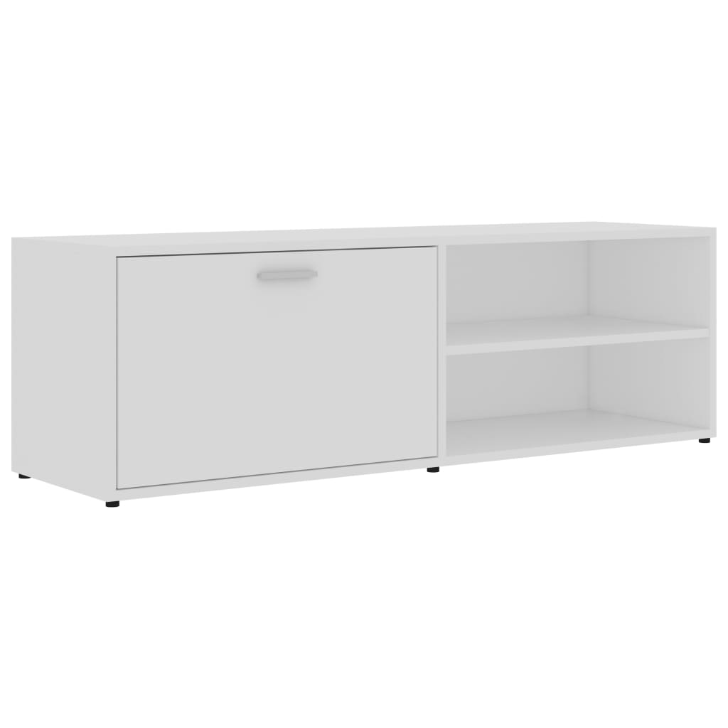 Tv-Meubel 20X34X37 Cm Bewerkt Hout Wit