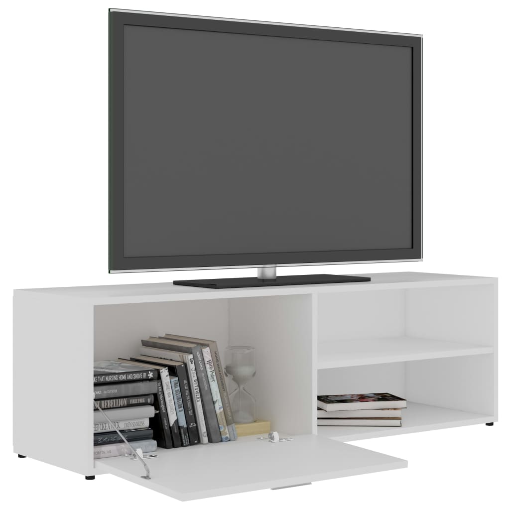 Tv-Meubel 20X34X37 Cm Bewerkt Hout Wit