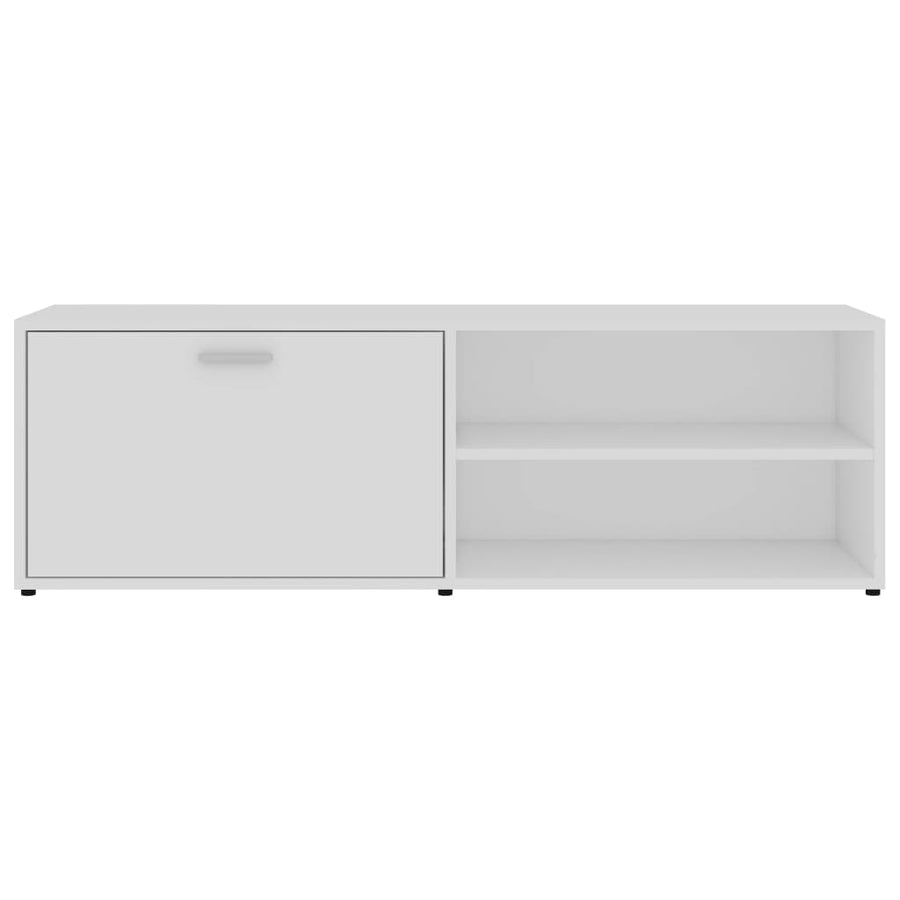 Tv-Meubel 20X34X37 Cm Bewerkt Hout Wit